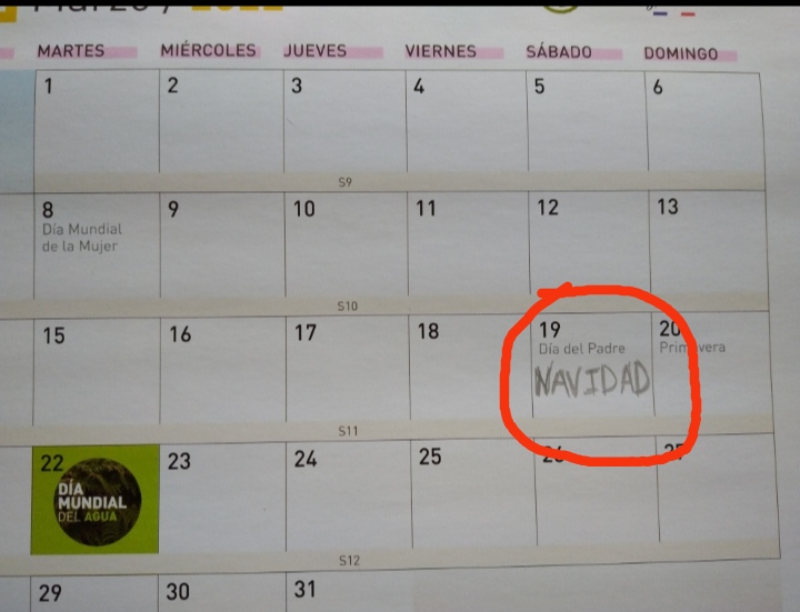 Calendario_Pavo Navidad